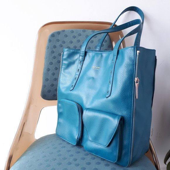 Matt & Nat Blue Tote Bag - Picture 2 of 11